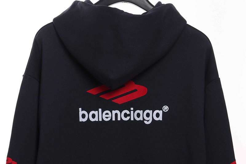 Balenciaga Before and After Red Double M Hoodie Reps - HypeUnique