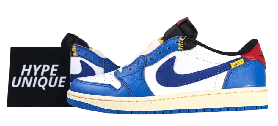 Union LA Jordan 1 Retro Low NRG ‘Storm Blue’ font view