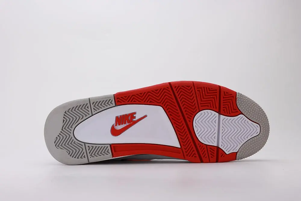the red and grey insole