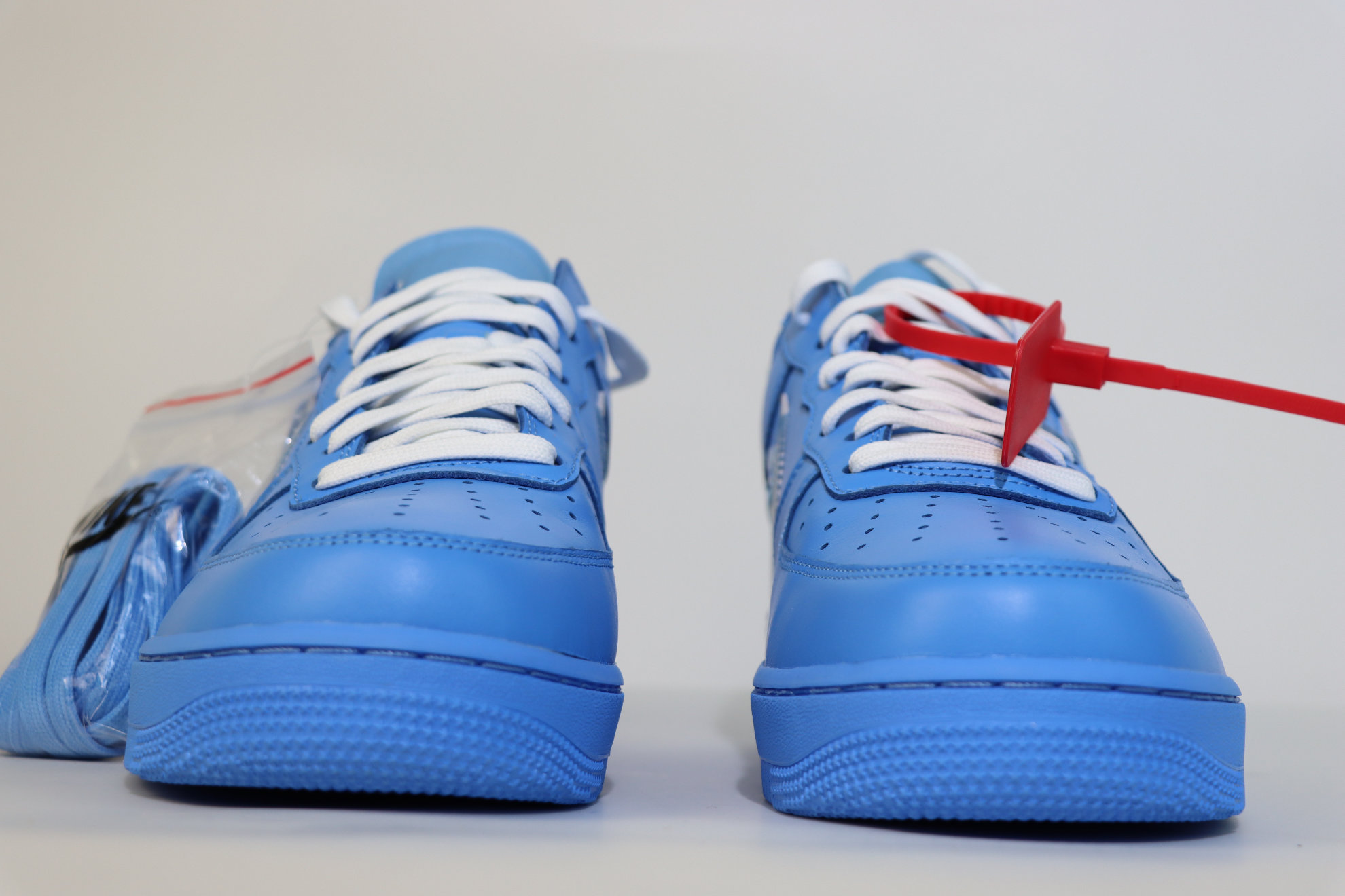 Print Grease Incompetence Air Force 1 Low Off-White MCA University Blue - HypeUnique