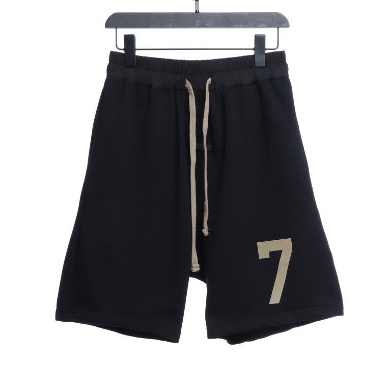 Flock print shorts