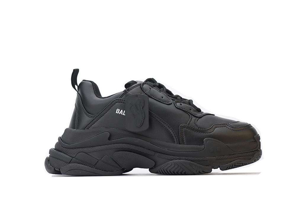 Balenciaga Triple S Sneaker 'Black' Leather - HypeUnique