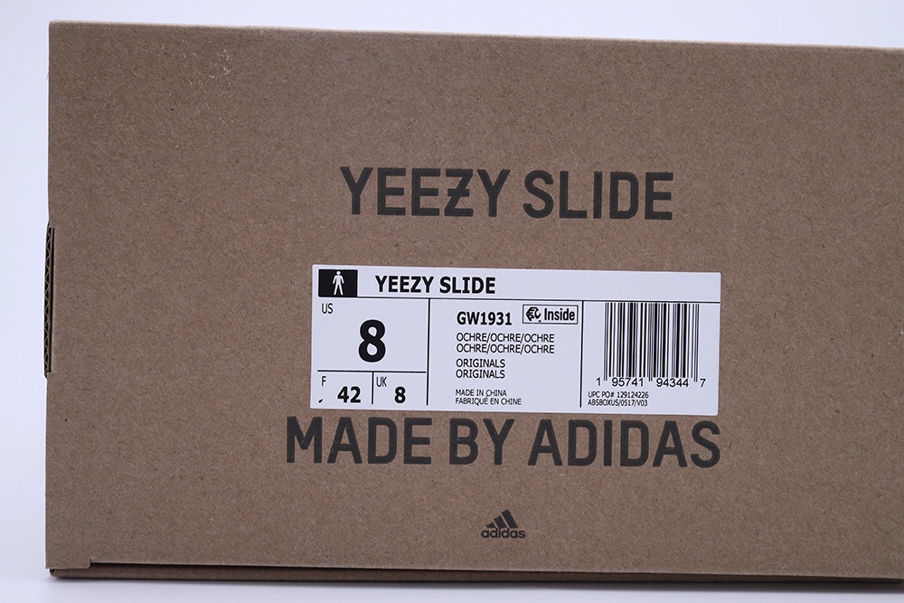 Yeezy Slide Ochre box