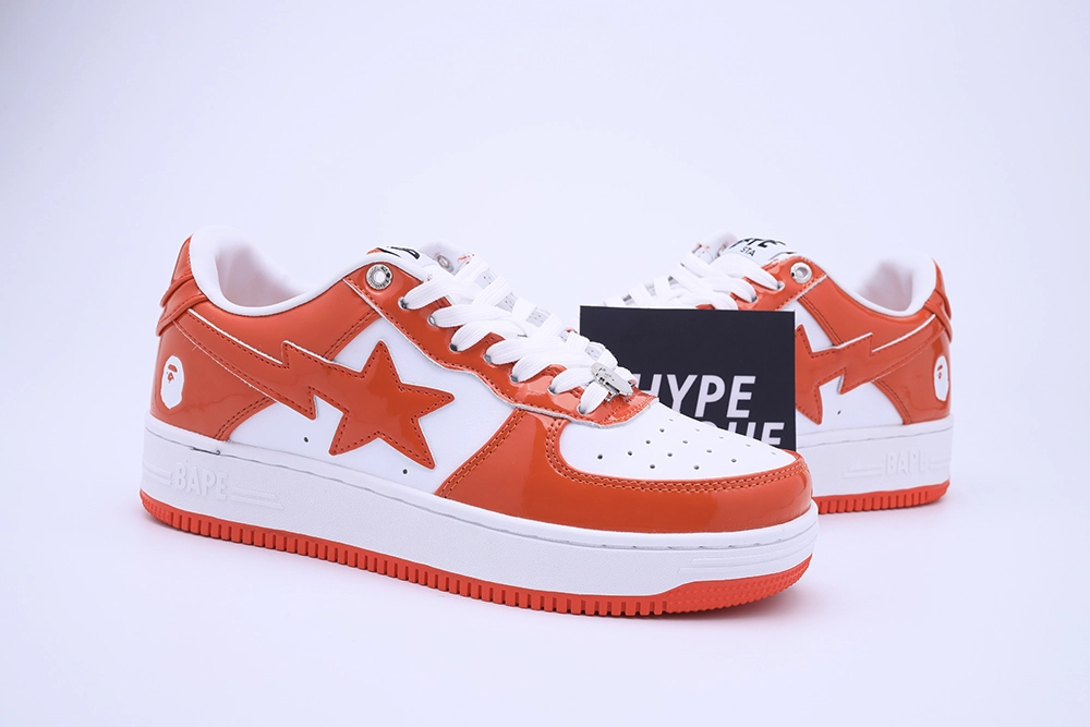 A Bathing Ape Bape Sta Low Orange - Image 2