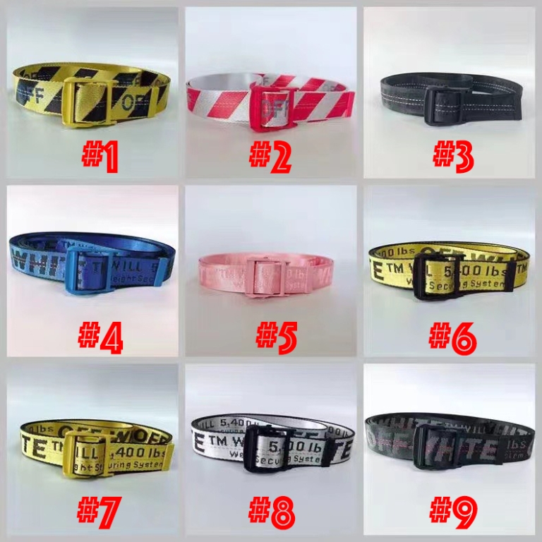 Quality OW belts 9 Colors - HypeUnique Reps