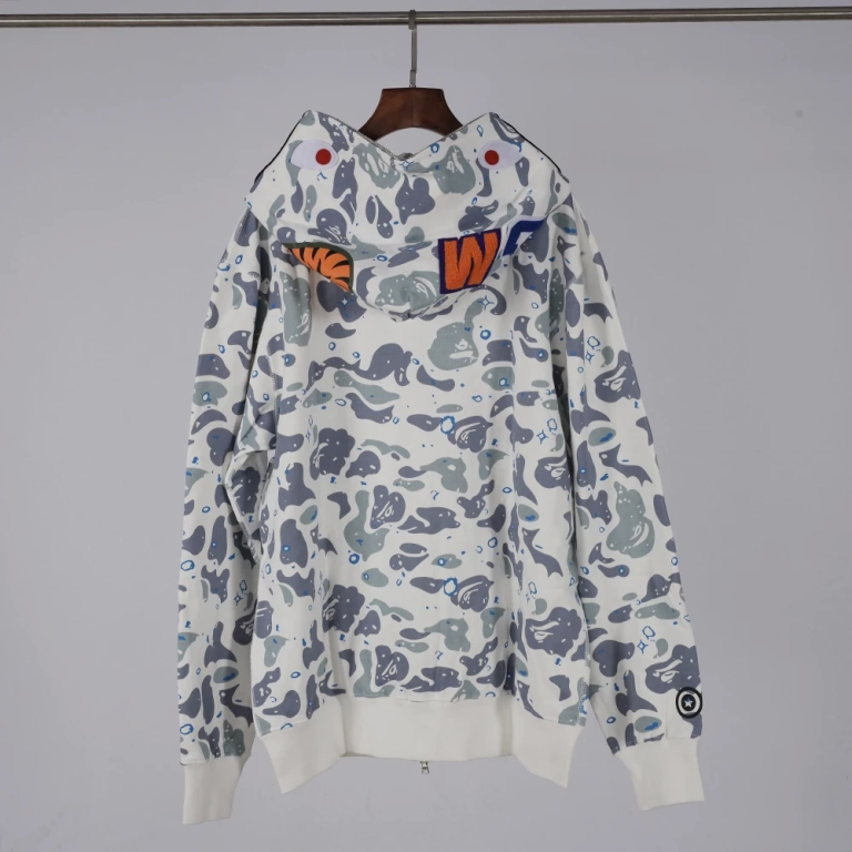 Bape Blue Splash Hoodies