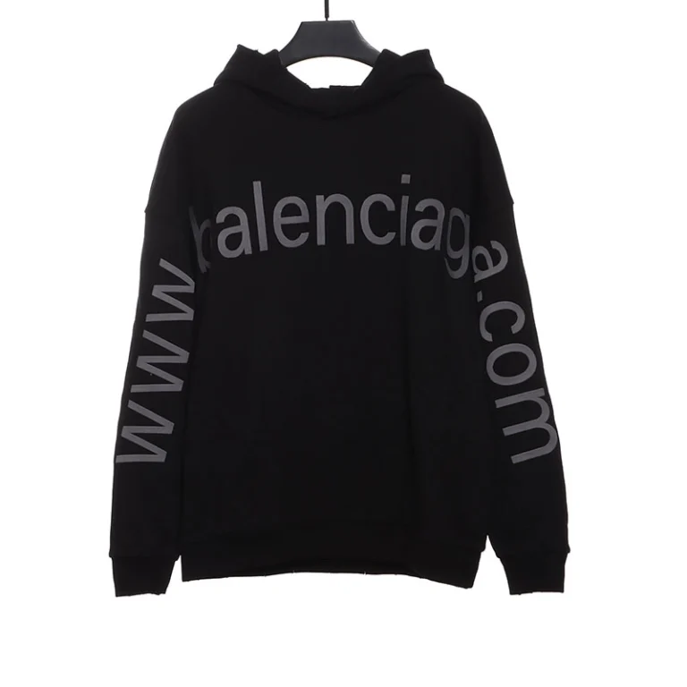 Hoodie With Logo on Chest and Arms Replica