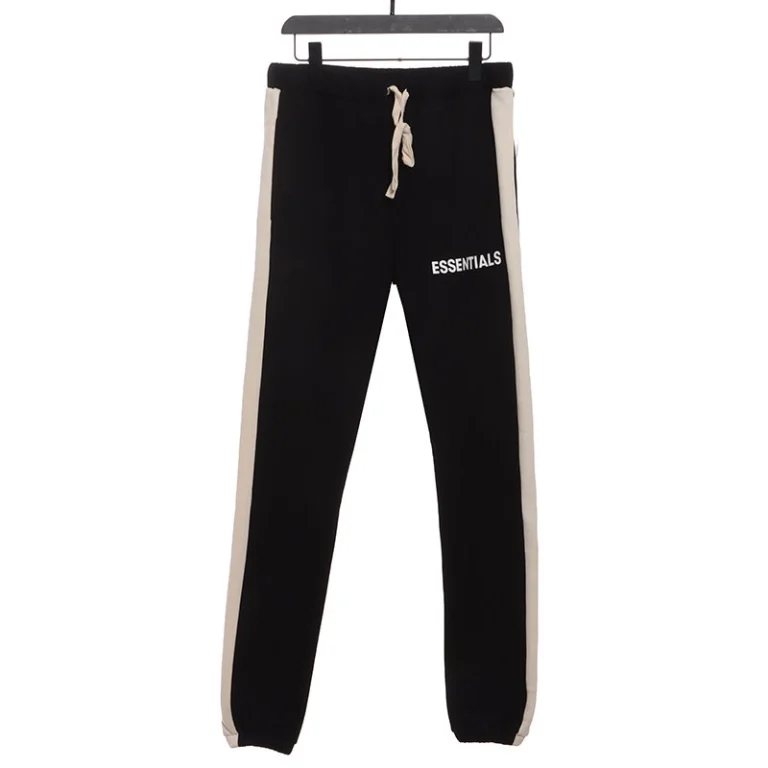 Fear Of God white trim trousers with webbing Reps