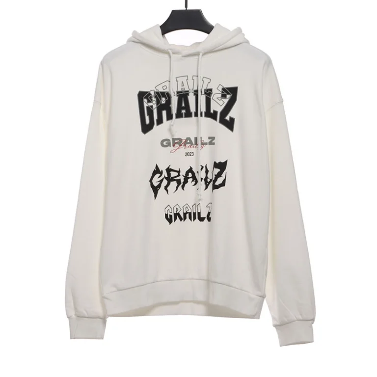 Grailz lightning letter hoodie Reps