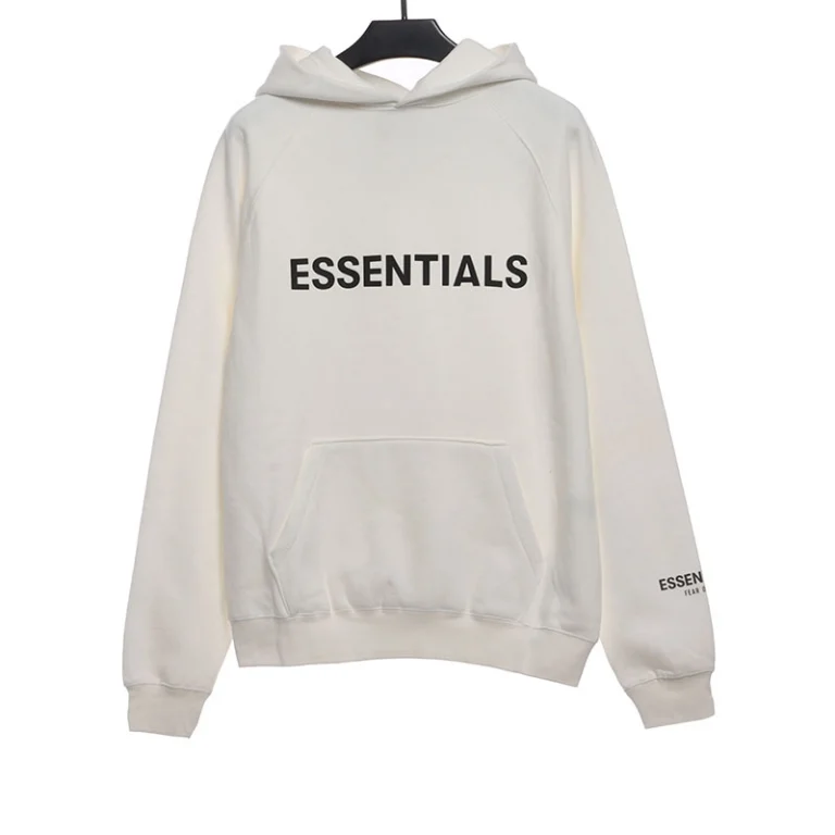 Fear of God Chest Silicone Lettering Hoodie Reps