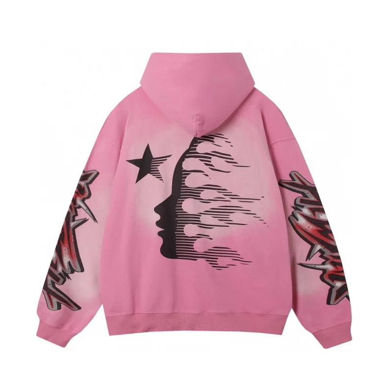 Hellstar Brainwashed Hoodie Pink