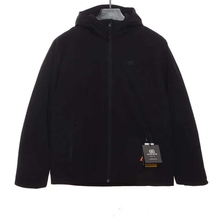 Simple Small Label Thin Cotton Coat