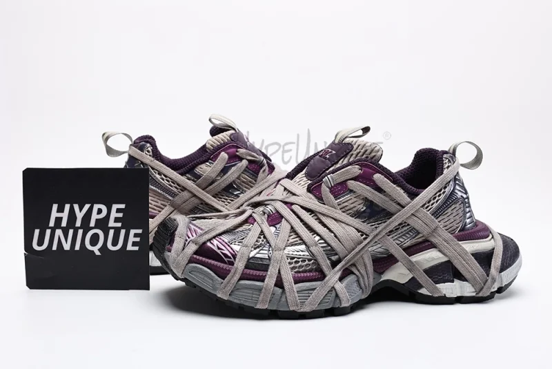 3XL lace-up Sneakers Purple