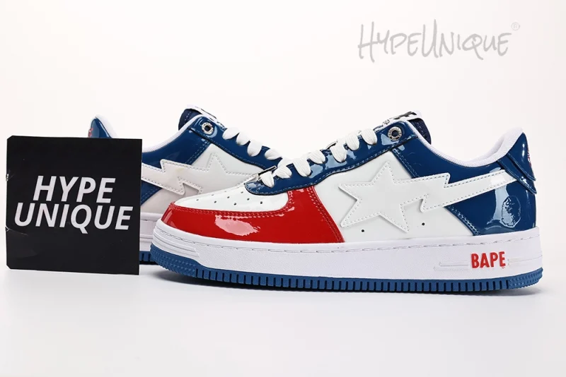 Bapesta FS-001 Low 'Red White Blue' Reps