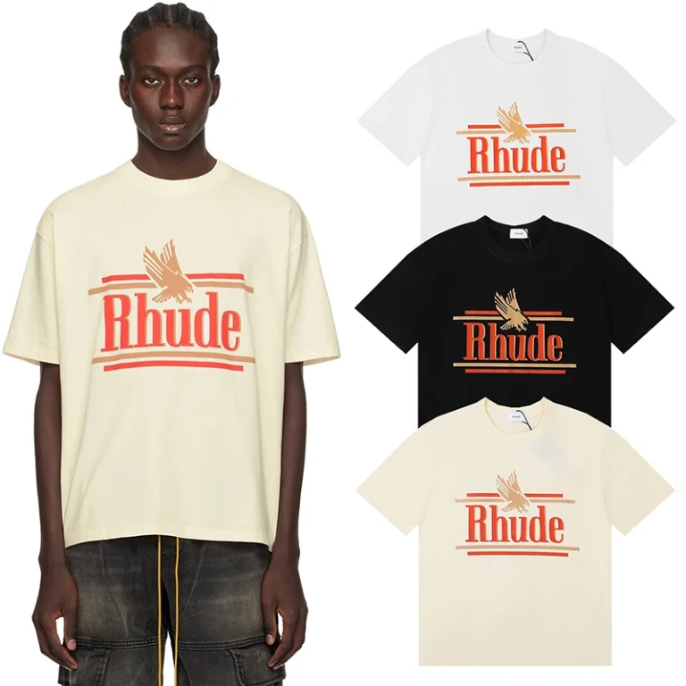Rhude Saint Croix Print T-Shirt Reps