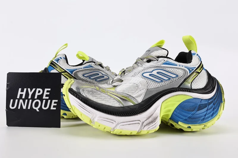 10XL Sneakers 'White Yellow blue'