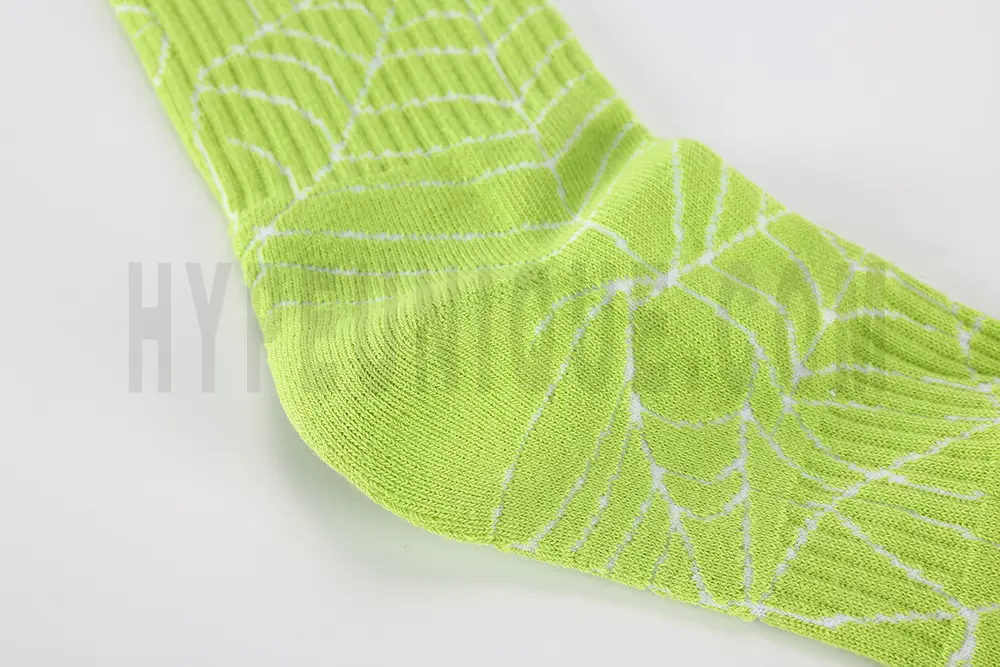 Sp5der All Over Print Socks 'Green' Replica - Image 4