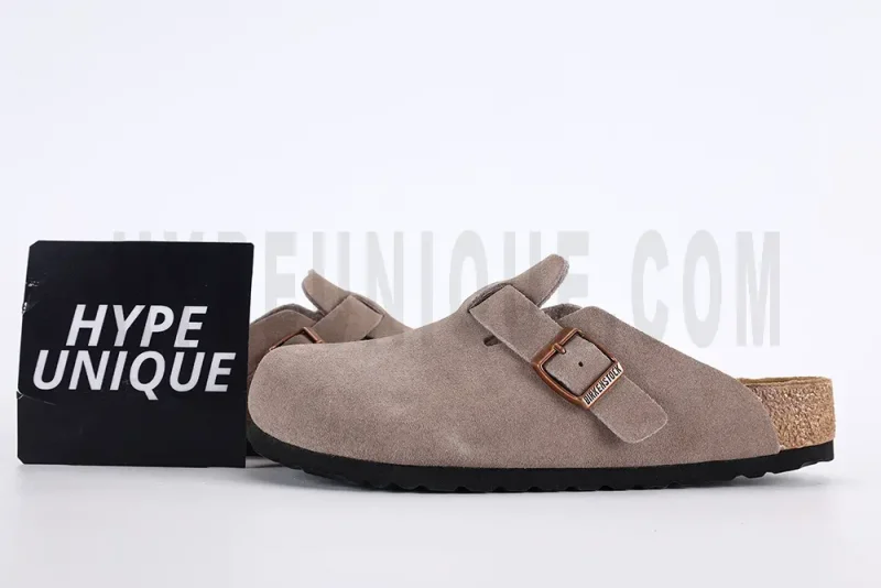 BK 'Boston Soft' Suede Taupe 059361