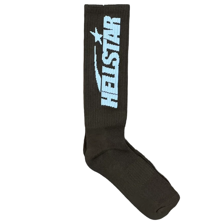 Hellstar Logo Socks Brown
