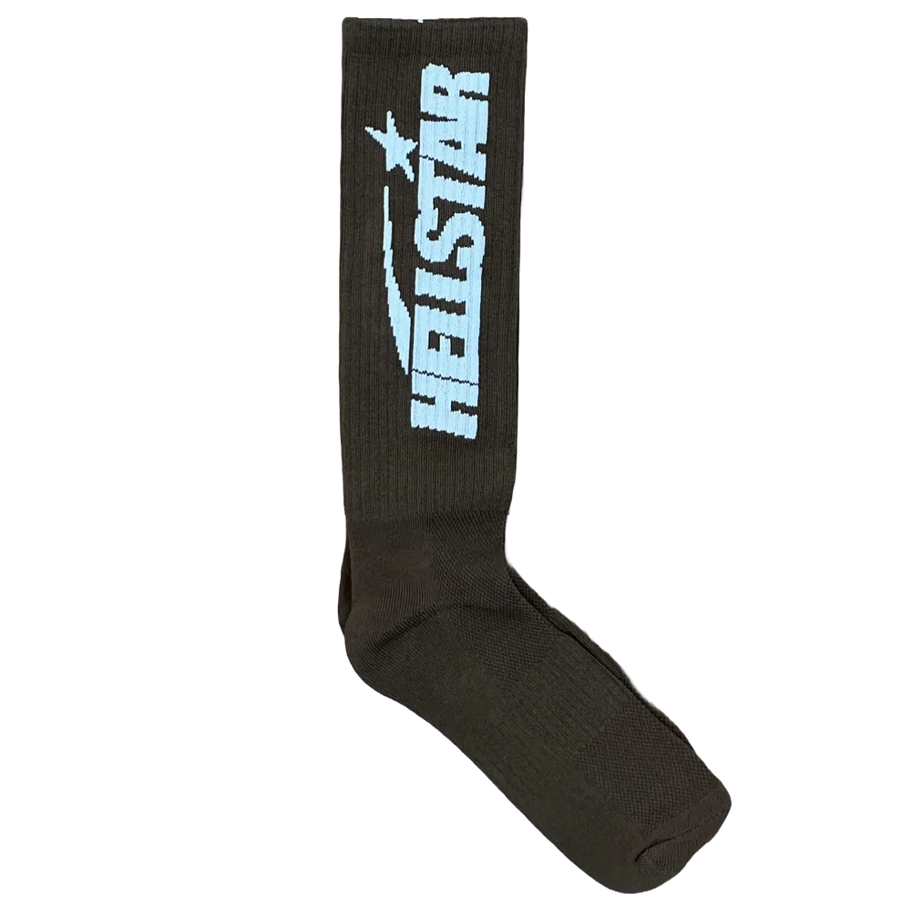 Hellstar Logo Socks Brown