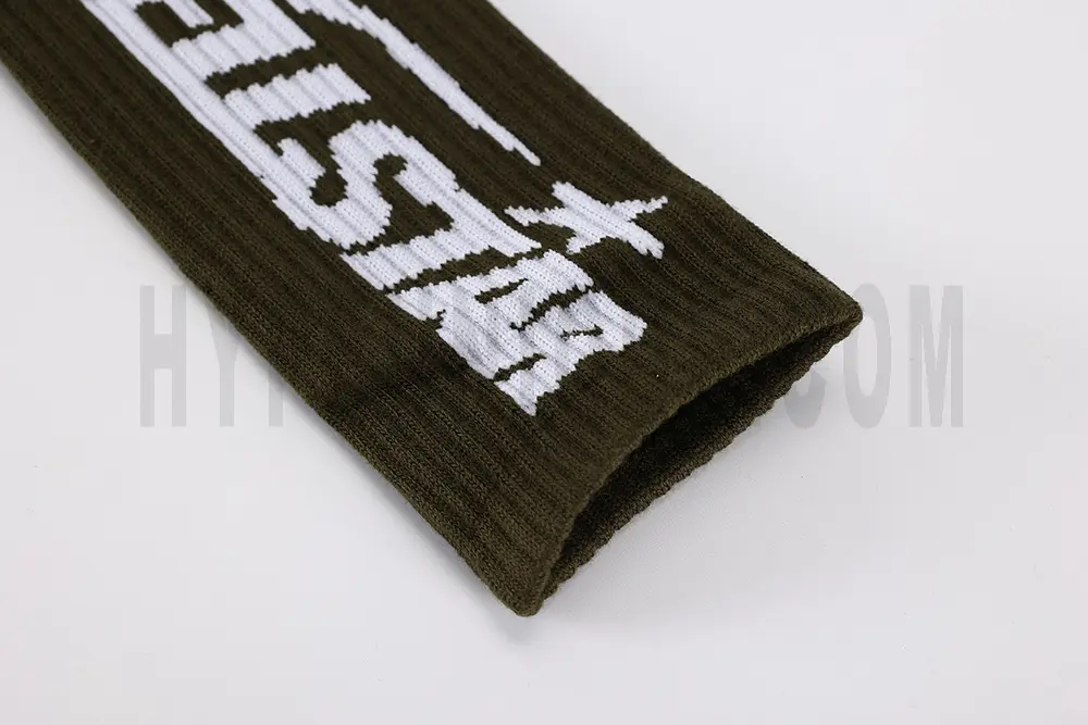 Hellstar Logo Socks Brown