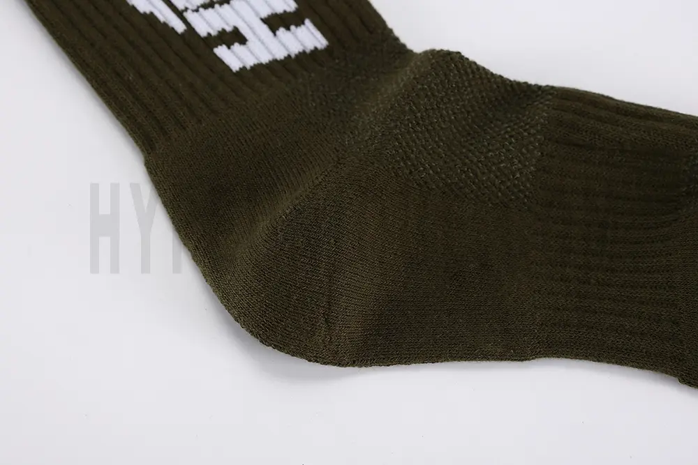 Hellstar Logo Socks Brown