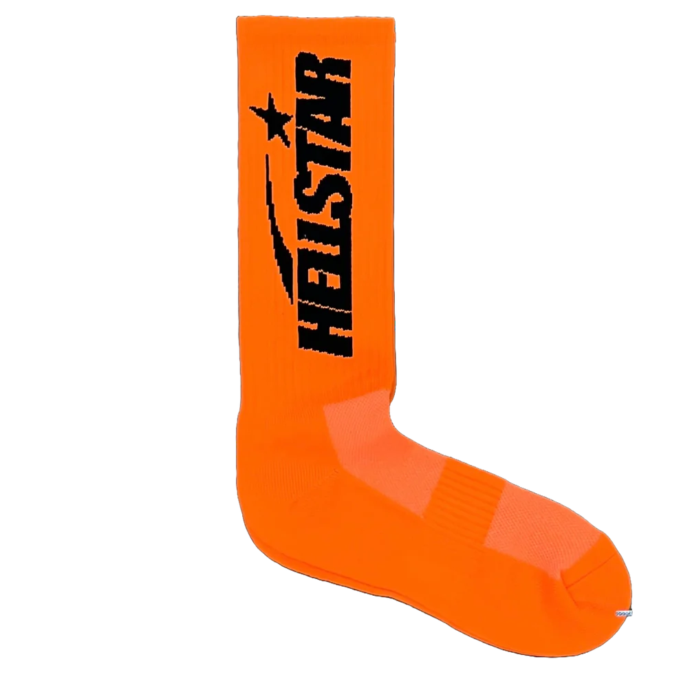 Hellstar Logo Socks Orange