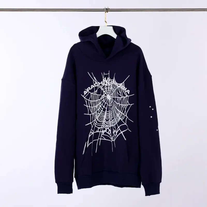 Sp5der Arach NY Phobia Hoodie Navy Reps
