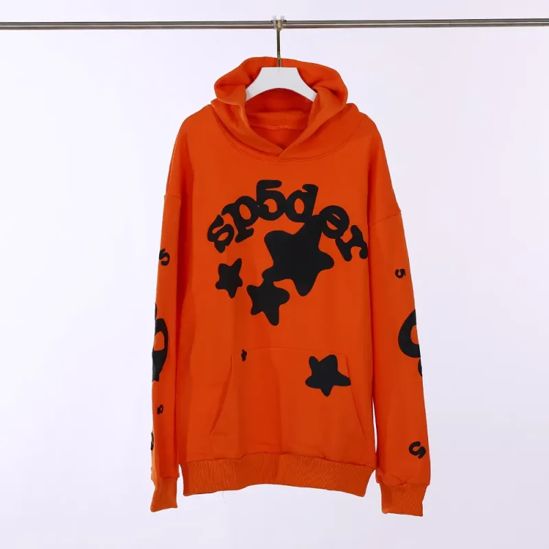 Sp5der Beluga Hoodie 'Orange' Reps