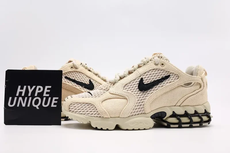 Air Zoom Spiridon Cage 2 Stussy Fossil