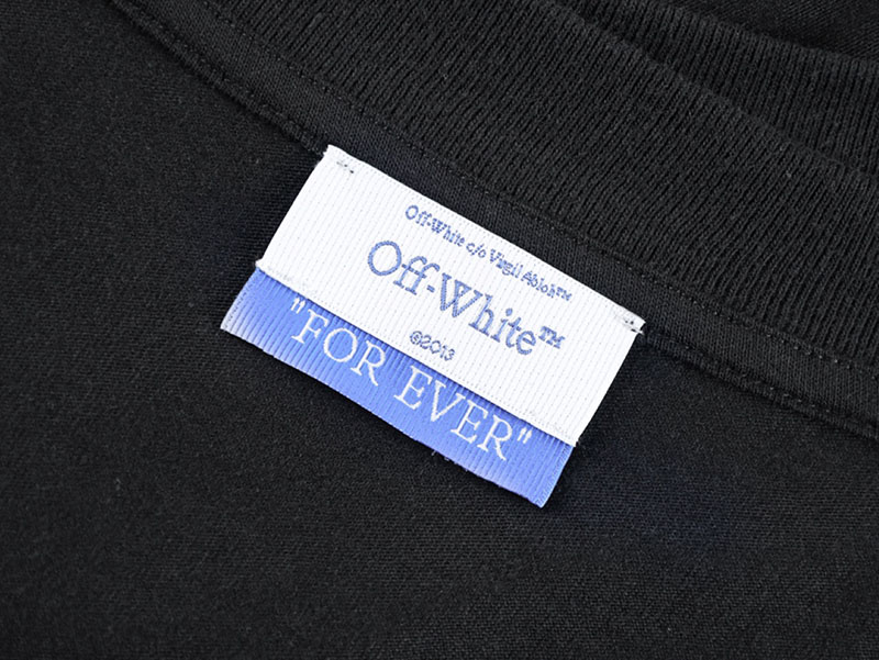 Off-White Chest Letter Print T-Shirt - Image 9