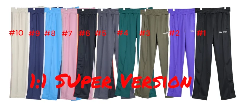 [1:1 Super version] PALM ANGELS CLASSIC TRACK PANTS REPS