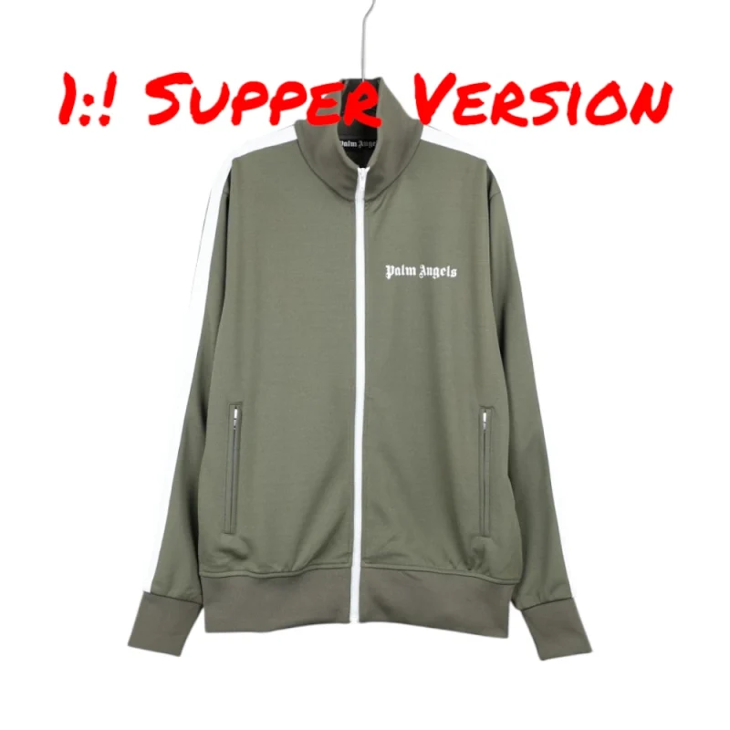 Palm Angels Classic Track Jacket 5601 MILITARY WHITE