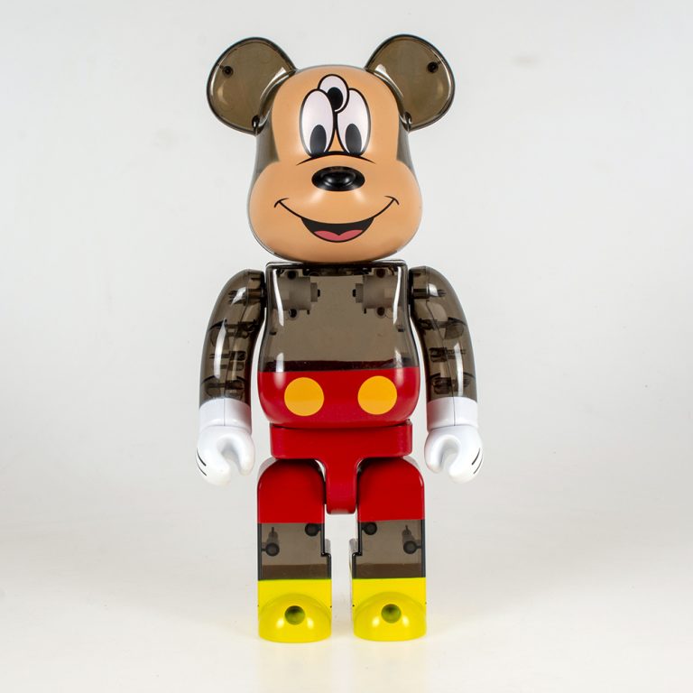 Bearbrick x CLOT x 3125C x Disney 3-Eyed Mickey Mouse Translucent Black