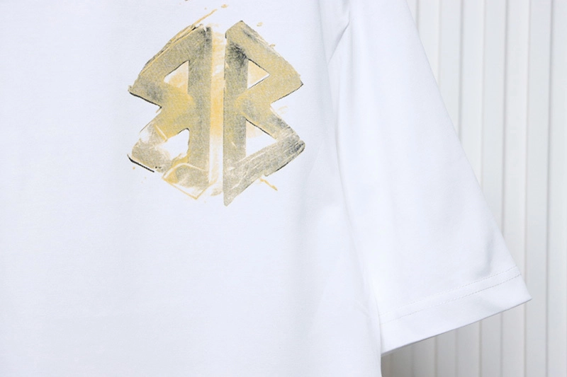 Hand-Painted Double B Printed T-Shirt