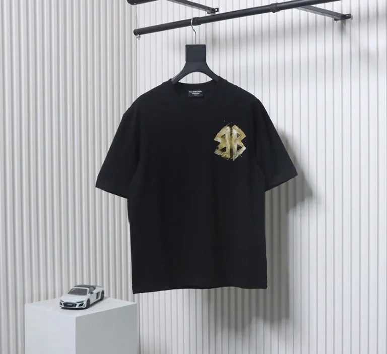 Hand-Painted Double B Printed T-Shirt