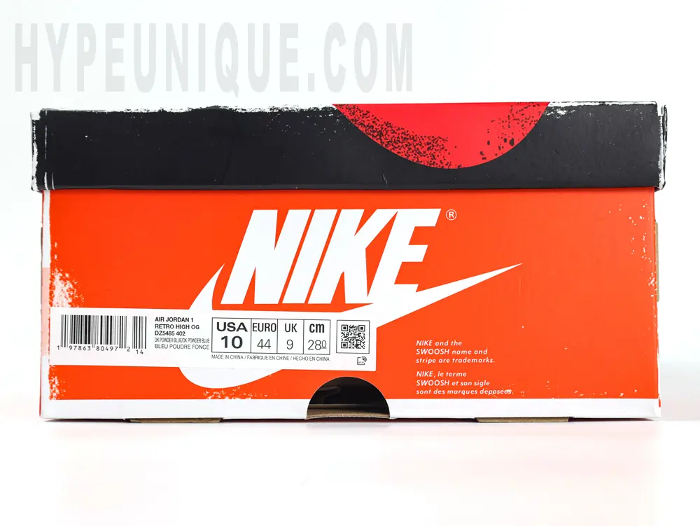Orange shoe box