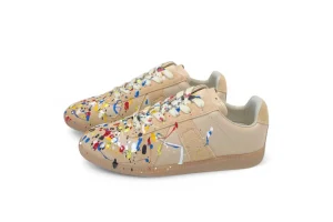 MM Mm6 German Training Graffiti Ink Splash Beige
