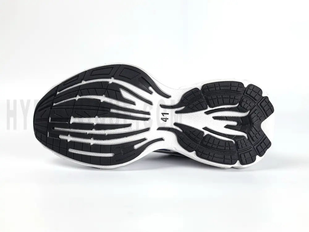 the black outsole