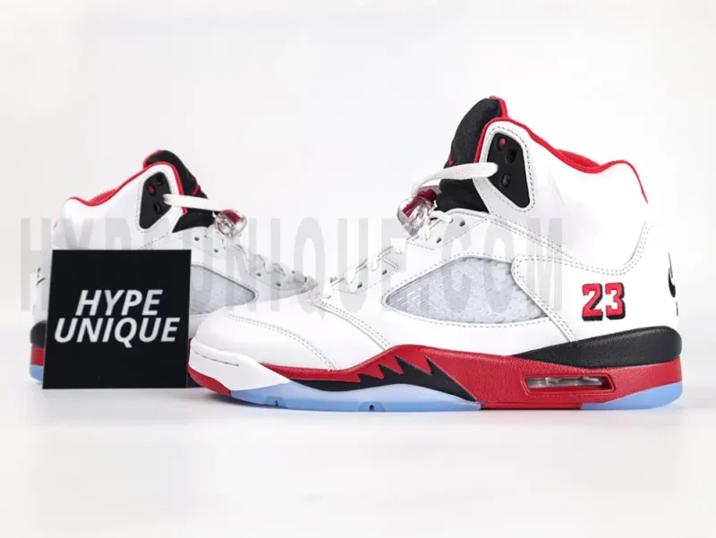 Air Jordan 5 “Fire Red” With Black Tongue Replica