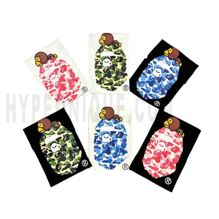 Bape Camo Milo On Big Ape T-Shir