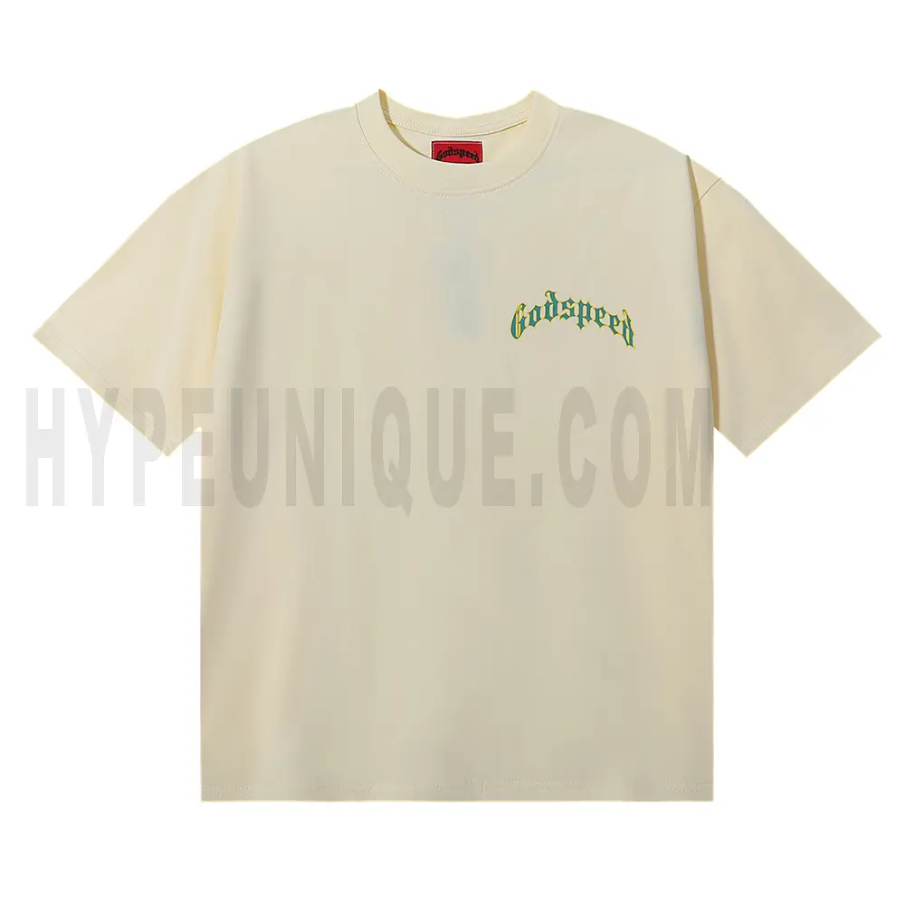 The front of the beige clothes