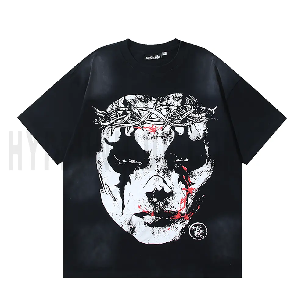 The front of the black clothes