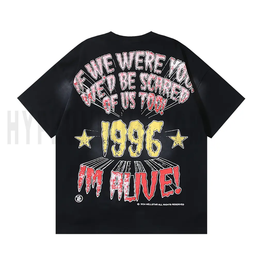 The back of the black clothes