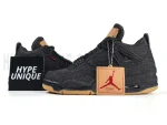 Li Air Jordan 4 Retro 'Black Denim'