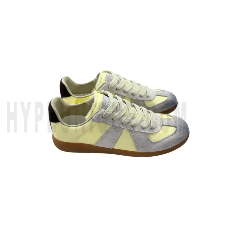 MM6 Replica Low-Top Yellow Sneakers