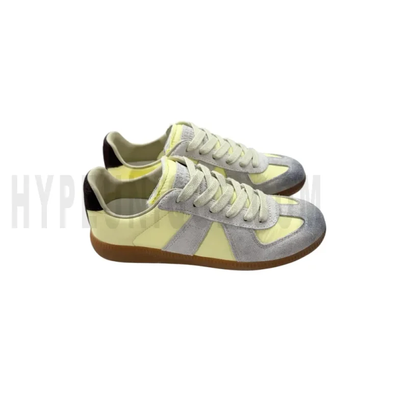 MM Mm6 Replica Low-Top Yellow Sneakers