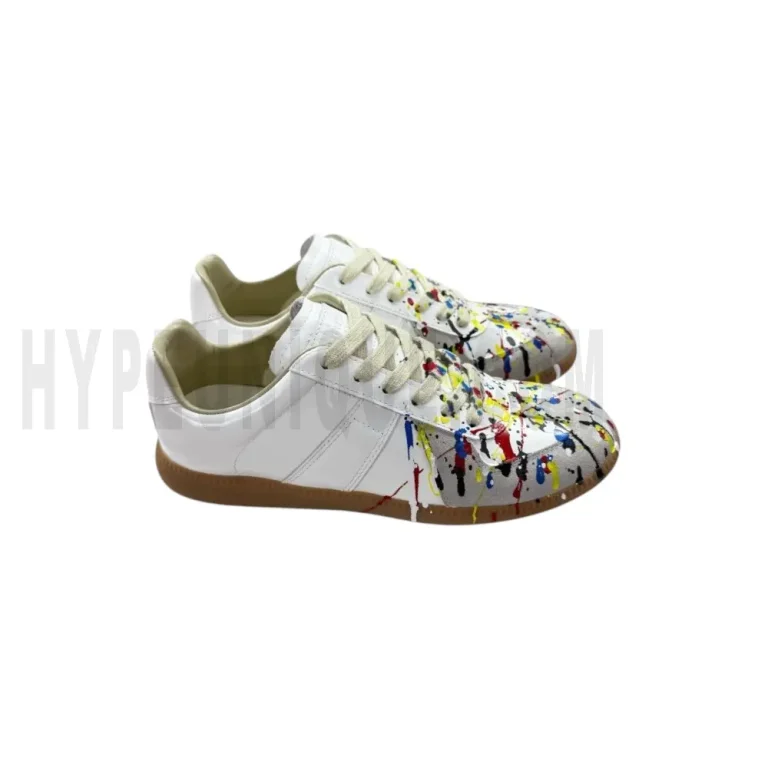 MM6 Replica Paint-Splatter Sneakers