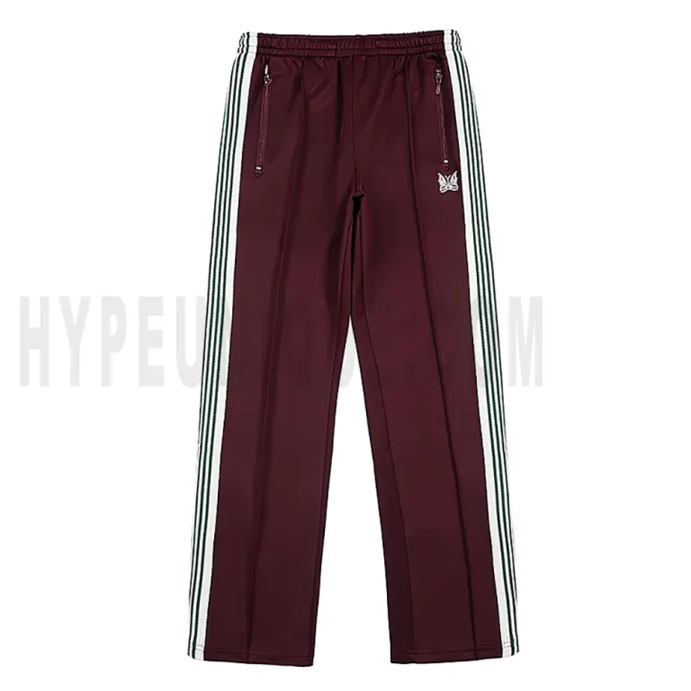 Needles Narrow Track Pant 'Maroon' Pants