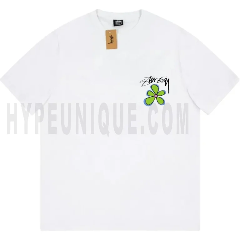 Stussy Flower Script Logo T-Shirt